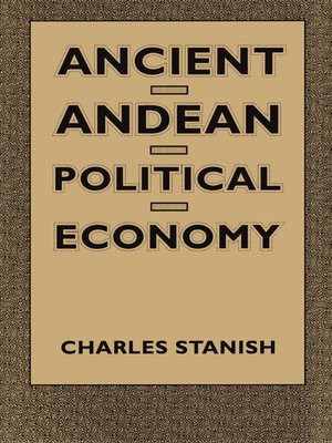 cover image of Ancient Andean Political Economy